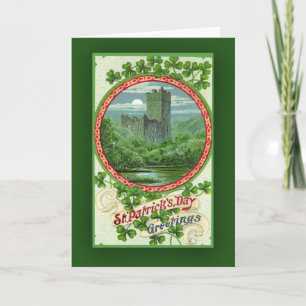 St. Patrick's Day Cards with Irish Castle