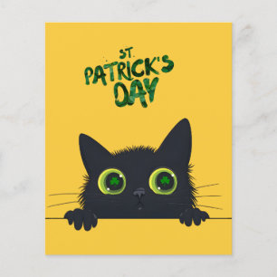 St. Patrick's Day Cat Funny