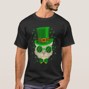 St Patricks Day Cat My Lucky Charm Women's Girls T-Shirt