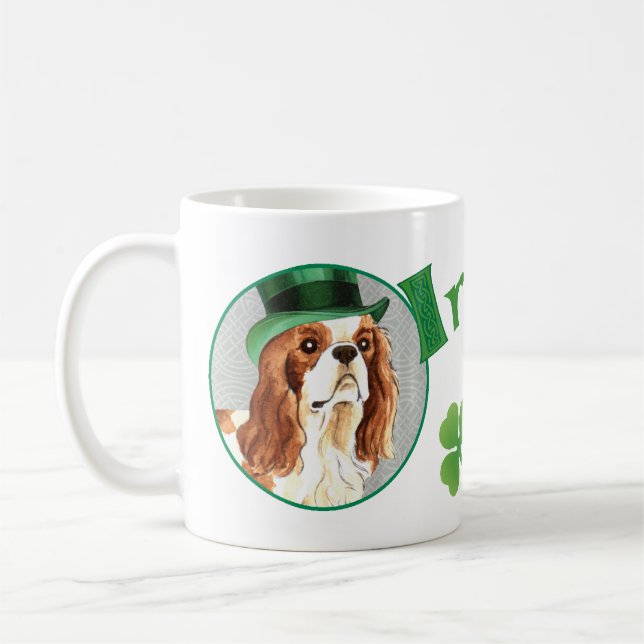 St. Patrick's Day Cavalier Coffee Mug (Left)