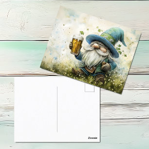 St. Patrick's Day Celebration Gnome Holiday Postcard