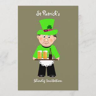 St Patrick's Day Celebration Party Invitations