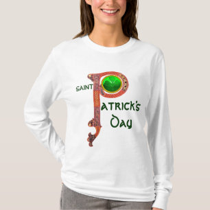 ST PATRICK'S DAY CELTIC P MONOGRAM WITH SHAMROCK T-Shirt