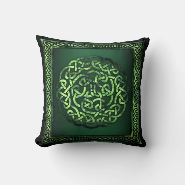 St. Patrick's Day - Celtic Pattern Round/SqFrame Cushion (Front)