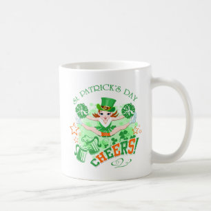 St Patrick's Day Cheerleader's mug