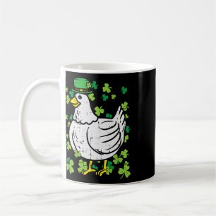 St Patricks Day Chicken Saint Pattys Farmer Men Wo Coffee Mug