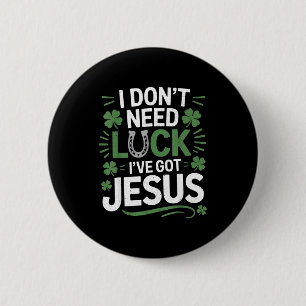 St. Patrick's Day Christian 6 Cm Round Badge