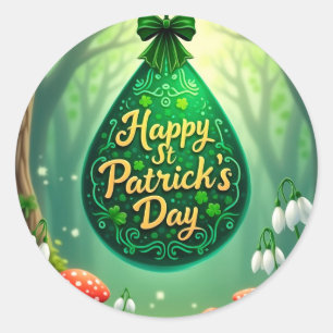 St. Patrick's Day Classic Round Sticker