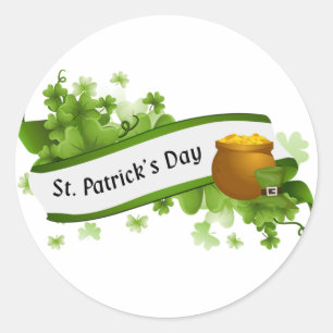 St. Patrick's Day Classic Round Sticker