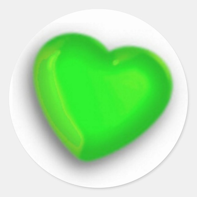 St Patrick's Day Classic Round Sticker (Front)