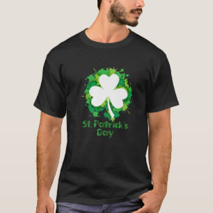 St Patrick's Day Clover Green Irish Ireland Clover T-Shirt