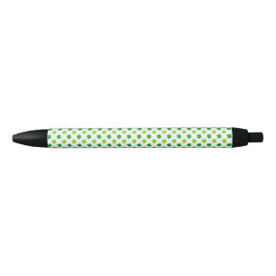 St. Patrick's Day Clover Leaves Pattern-54601 Black Ink Pen