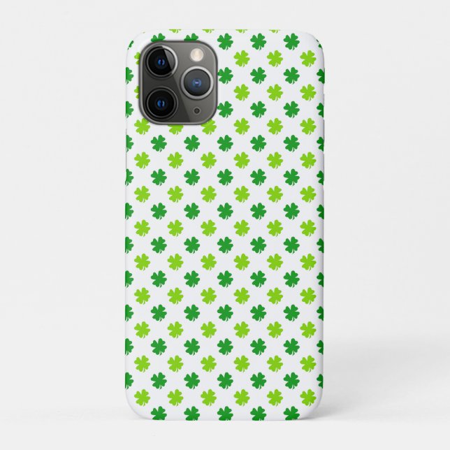 St. Patrick's Day Clover Leaves Pattern-54601 Case-Mate iPhone Case (Back)