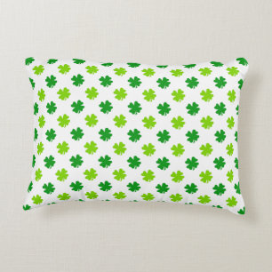 St. Patrick's Day Clover Leaves Pattern-54601 Decorative Cushion
