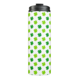 St. Patrick's Day Clover Leaves Pattern-54601 Thermal Tumbler