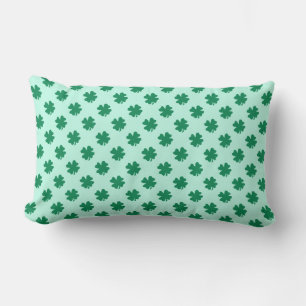 St. Patrick's Day Clover Leaves Pattern-54602 Lumbar Cushion