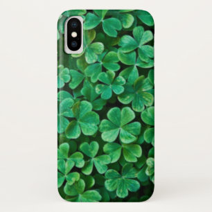 St. Patrick's Day Clover patch iPhone X Case