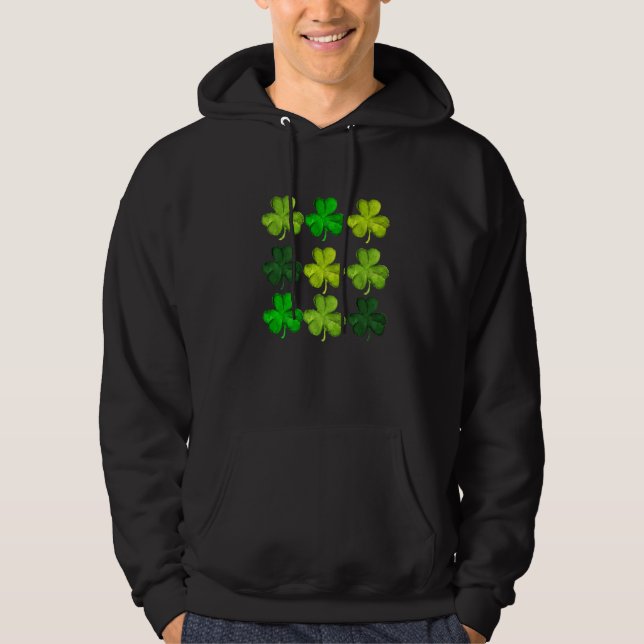 St. Patrick's Day Clover Shamrock T-Shirts Patty's (Front)