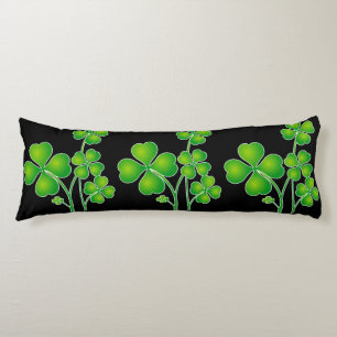 St. Patrick's Day Clover / Shamrocks + your ideas Body Cushion