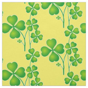 St. Patrick's Day Clover + your ideas Fabric