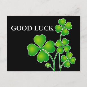 St. Patrick's Day Clover + your ideas Postcard