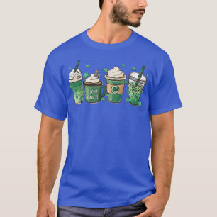 St Patrick's Day Coffee Lover Lucky Latte Irish Sh T-Shirt