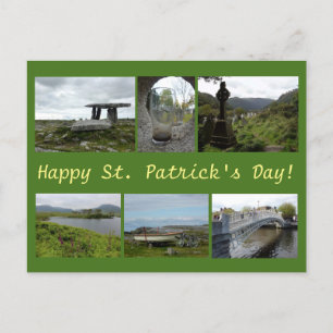 St. Patrick's Day Collage Postcard