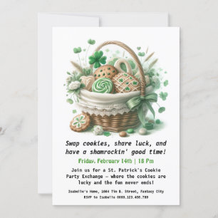 St. Patrick's Day Cookies – Sweet Luck & Love  Invitation