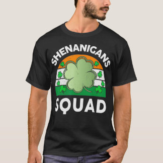 St Patricks Day Costume Men Women Irish Shenanigan T-Shirt