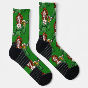St Patrick's Day Crew Socks