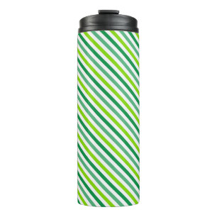 St. Patrick's Day Cross Stripes Pattern-54602 Thermal Tumbler