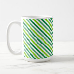 St. Patrick's Day Cross Stripes Pattern Coffee Mug