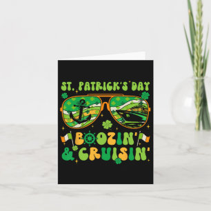 St Patricks Day Cruise Matching Cruising Boozing D Card