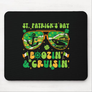 St Patricks Day Cruise Matching Cruising Boozing D Mouse Pad