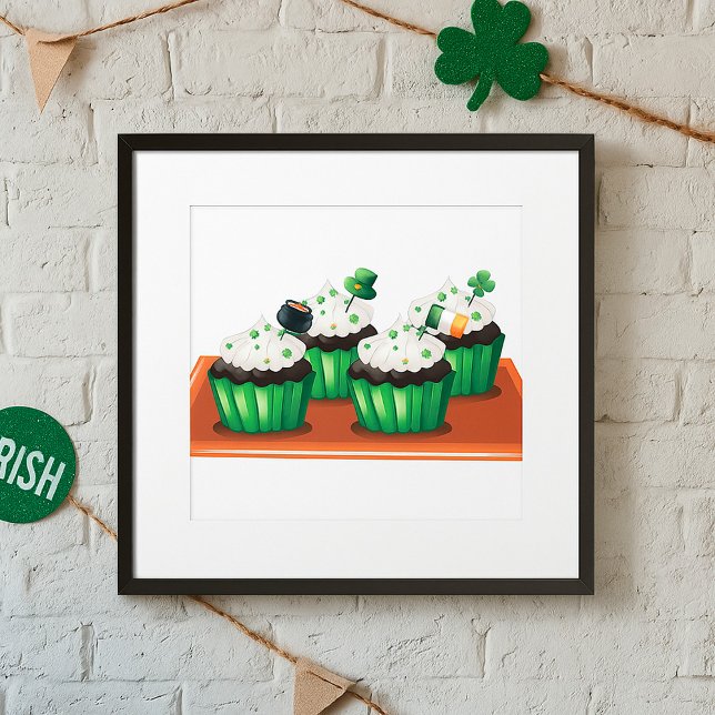 St Patricks Day Cupcakes Poster (Creator Uploaded)
