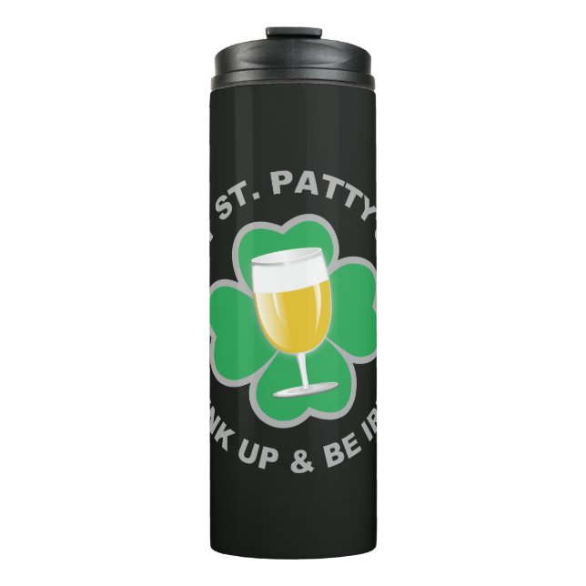 St. Patrick's Day custom name tumbler (Front)