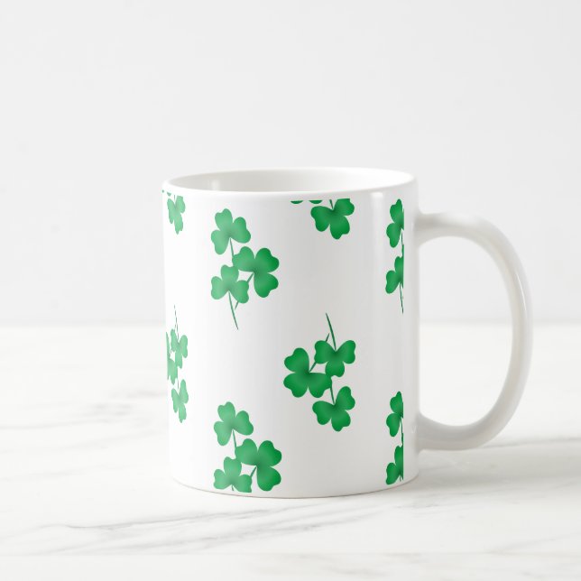 St. Patrick's Day custom shamrock mug (Right)