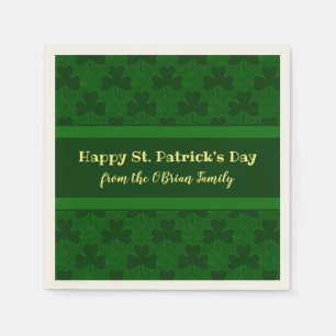 St. Patrick's Day Customised Napkin