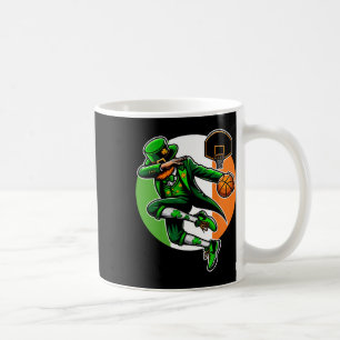 St Patricks Day Dabbing Leprechaun Boys Girls Bysk Coffee Mug