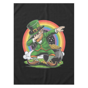 St Patricks Day Dabbing Leprechaun Dab Dance  Tablecloth