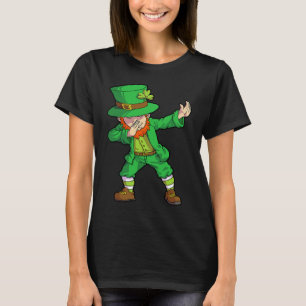 St Patricks Day Dabbing Leprechaun  Irish Dab T-Shirt