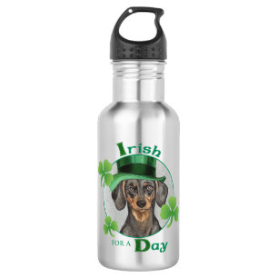 St. Patrick's Day Dachshund 532 Ml Water Bottle