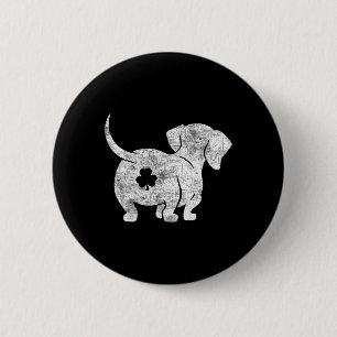 St. Patricks Day Dachshund Wiener Dog Gifts  6 Cm Round Badge