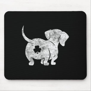 St. Patricks Day Dachshund Wiener Dog Gifts Mouse Pad