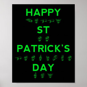 St Patricks Day Deaf Pride Sign Language Asl Aware