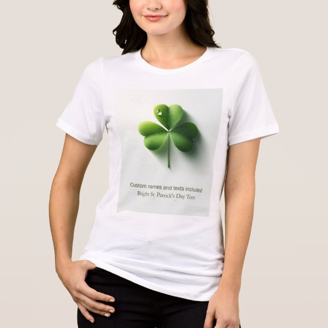 ST.PATRICK'S DAY DESIGN Tri-Blend SHIRT (Front)