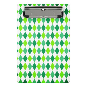 St. Patrick's Day Diamond Shape Pattern-54603 Mini Clipboard