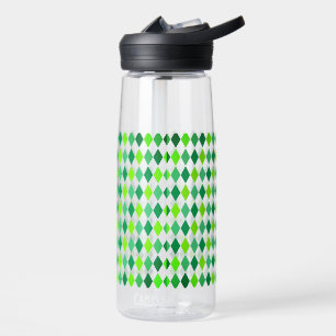 St. Patrick's Day Diamond Shape Pattern-54603 Water Bottle