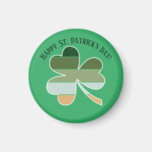 St. Patrick's Day Distressed Lucky Irish Shamrock Magnet