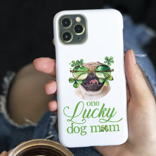 St Patrick's Day Dog Mum Funny Custom Photo  iPhone 15 Pro Case